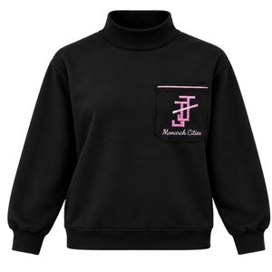 เสื้อสเวตเชิ้ตคอเต่าผู้ชาย ผ้าฟลีซ พิมพ์ลายกราฟิกตามสั่ง แขนยาว นุ่ม อุ่น คอสูง สวมหัว สไตล์ลำลอง สตรีทแวร์ ขายส่งเสื้อผ้า - Product Image 1