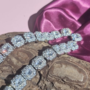 GRA Certified Hip Hop VVS Moissanite Diamond Baguette Cuban <b>Chain</b> <b>Iced</b> <b>Out</b> Miami Cuban Link <b>Chain</b> for Men women - Product Image 5