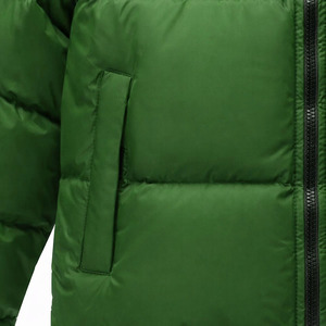 Veste d'hiver matelassée pour homme, best-seller, en toile, coupe-vent, chaude, service OEM, couleurs personnalisables sur le devant - Product Image 3