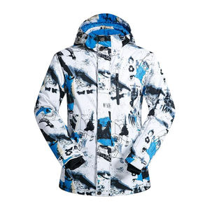 Combinaison de ski unisexe grande taille imperméable - Tex coupe-vent chauffante avec fermeture éclair, évacuation de l'humidité, isolée pour le snowboard et l'hiver - Product Image 5