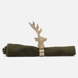 Modern Aluminum Reindeer Napkin Rings Designed for Stylish Christmas <b>Party</b> <b>Table</b> Decoration Home Dining - Product Image 5