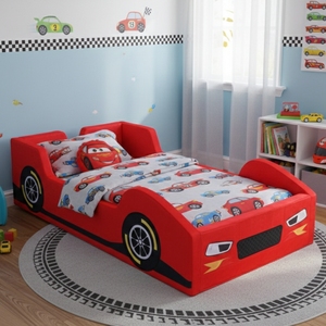 Cama Compacta para Niños Pequeños, Ecológica, Duradera, de Terciopelo, Diseño Moderno para Dormitorio, Guardería o Apartamento - Product Image 1
