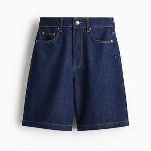 Custom Logo 100% Cotton Shorts-Anti-Pilling Breathable Quick Dry High Quality Comfortable Fit Men Vintage Street Denim Shorts - Product Image 1