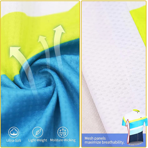 Customized New Style Men's Short Sleeve Road <b>Cycling</b> Jersey Breathable Polyester Anti-Bacterial 140 g Quick Dry Seamless - Product Image 3