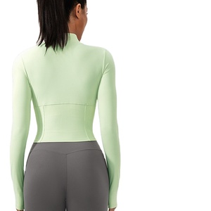 Sudadera con Capucha de Invierno para Mujer, Corte Ajustado, con Cierre, Cuello Alto, Manga Larga, Elegante, Cómoda, para Gimnasio, Deportes al Aire Libre, Ropa Deportiva - Product Image 3