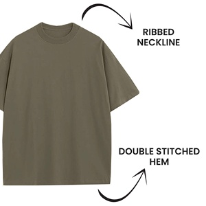 Camisetas de manga corta para hombre, 100% algodón, cuello redondo, corte holgado, estampado liso, camisetas para hombre. - Product Image 6