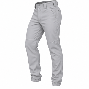 Pantalon de baseball en gros pour hommes, taille élastique, pantalon de softball, genoux renforcés, pantalon de sport couleur unie, pantalon de baseball personnalisé - Product Image 5