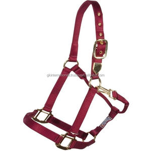 Licol en nylon imperméable pour chevaux Top tendance multicolore Double épais licol et accessoires de course de chevaux en nylon extra confortable - Product Image 4