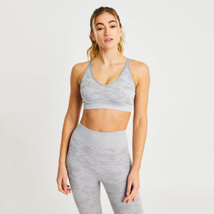 Nouvel ensemble de yoga pour femmes de haute qualité, taille élastique, respirant, écologique, 2 pièces, comprenant un pantalon long et un soutien-gorge de sport - Product Image 4