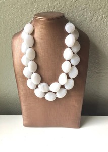 Collar de Diseño Único para Mujer, Hecho a Mano con Cuentas de Resina Multicolores, Elegante, Ideal para Fiestas, el Mejor Regalo de Boda, Tendencia de Moda - Product Image 3