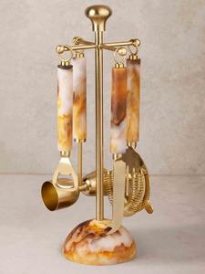 Ensemble d'outils de bar Asher avec support, ensemble de 4 pièces - Product Image 6