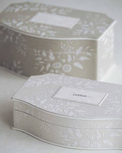 Wholesale Custom Embroidered Jewelry <b>Box</b> Travel Velvet Jewelry case <b>Small</b> Children Jewellery <b>Box</b> by whimsy art craft - Product Image 4