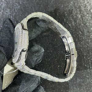 Relojes de Edición Limitada Mecánicos de Hip Hop Clásicos Unisex, Joyas de Belleza Hechas a Mano, con Diamantes Moissanite VVS1 y Acero Inoxidable - Product Image 2