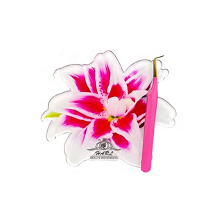 HARL Nouveau Design 2026 : Plaques à Cils Écologiques et Durables pour Extensions de Cils, Logo Personnalisé, Forme Fleur Magnétique, Outil de Beauté en Acrylique - Product Image 4