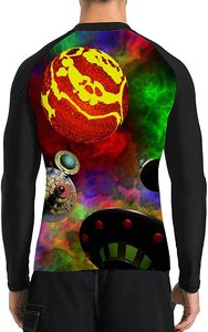 เสื้อผ้ากันแดดแบบสั่งทำพิเศษ เสื้อรัดรูปสำหรับผู้ชาย เสื้อแรชการ์ด เสื้อกล้ามแรชการ์ด เสื้อแรชการ์ดที่ดีที่สุด - Product Image 5