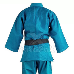 Uniforme de karaté professionnel en tissu de coton haute densité, lavé et extensible, à manches longues, traditionnel - Product Image 4
