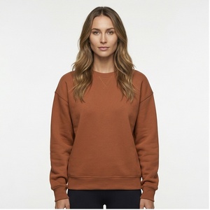 Venta al por mayor de sudadera de mujer ropa informal de secado rápido transpirable personalizado de color sólido de manga larga Venta de sudaderas de precio barato - Product Image 1