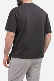 Camiseta Deportiva Holgada para Hombre Stellar, Tejido de Punto Transpirable de Poliéster y Spandex, Secado Rápido, Antiarrugas, Diseño Liso en la Parte Delantera - Product Image 3