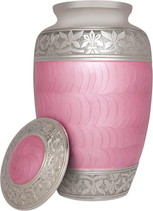 Urnas de Cremación de Latón para Adultos, Estilo Indio Hechas a Mano, Urnas Funerarias Decorativas Verdes para Hombre y Mujer, Marca SWH - Product Image 1