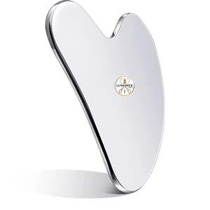 Outils de massage facial Gua Sha en acier inoxydable, outil de grattage en métal Guasha - Product Image 5