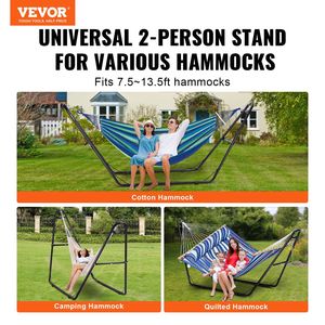 Universal Heavy-Duty 550 Lbs Capacity <b>Hammock</b> Stand Adjustable for 7.5-13.5 ft <b>Hammocks</b> Fits 2-Person Outdoor <b>Hammocks</b> - Product Image 2