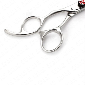 Tijeras de Peluquería Profesionales de Acero Inoxidable Plateado de Primera Calidad, Ligeras, con Estuche de Cuero PU - Product Image 3