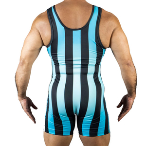 High Quality Breathable Anti-Wrinkle Quick Dry Compression Stretchable Wrestling <b>Singlet</b> <b>Men</b> Standard International OEM - Product Image 2