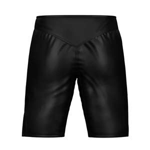 Shorts de kickboxing personnalisés OEM/ODM avec votre propre logo et design, imprimés par sublimation, en polyester et élasthanne extensible dans les 4 sens, équipement de MMA - Product Image 2
