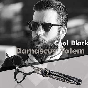 Tijeras de Entresacar Personalizadas, Tijeras de Peluquería de Corte Avanzado, Tijeras de Acero Inoxidable de la Mejor Calidad para Salón de Belleza ANAAIF - Product Image 4