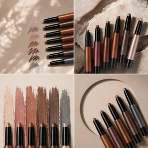 OEM ODM Waterproof Stick <b>Eyeshadow</b> Pencil Creamy Shimmer <b>Matte</b> Highlighter Eye Makeup Private Label - Product Image 4