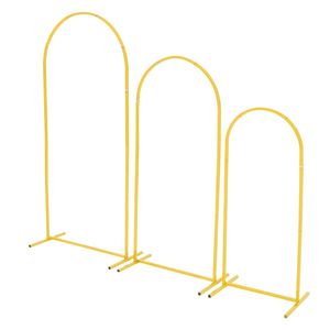 Supporto per Sfondo ad Arco in Metallo Dorato 6/5/4 Piedi, Facile da Montare, Struttura Stabile per Matrimoni ed Eventi di Compleanno - Product Image 1