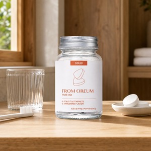 [FROM OREUM] Pasta Dental Sólida con Sabor a Mandarina de Jeju, 60 Tabletas para la Rutina Diaria del Cuidado Dental - Product Image 5