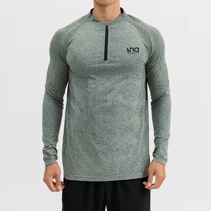Best Quality Half <b>Zip</b> Top Custom Design Half <b>Zip</b> Top Soft Stretch Fabric For Casual And Active Lifestyle - Product Image 2