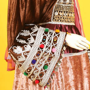 ชุดเดรสปักลายสั่งทำพิเศษสำหรับผู้หญิง เสื้อผ้าชาวอัฟกัน ปัชตุน บาลอชี วินเทจ กะบูล แม็กซี่เดรสยาว ชุดเดรสแบบดั้งเดิม - Product Image 5