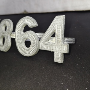 Anneau de serviette numéro 7 8 6 en aluminium, pièce unique, pour événements spéciaux et célébrations importantes - Product Image 4