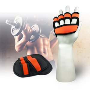 Non-slip Breathable Neoprene Gym Gloves with Wrist Wrap for Heavy Weightlifting Men & Women - Product Image 2