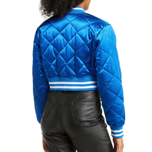 2026 <b>Winter</b> Men's Crop Varsity Safari <b>Jacket</b> Canvas <b>Waterproof</b> Breathable Cotton Custom Baseball Letterman Outerwear - Product Image 2