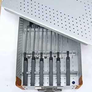 Kit de Curetas Reutilizables para Microsecciones Quirúrgicas Bone Bridge Instruments, 12 Curetas, Bandeja, Uso Veterinario Canino, Juego de Instrumentos de Acero Inoxidable - Product Image 4