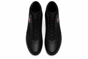 Bottes de boxe personnalisées en gros, en cuir noir respirant, pour toutes les saisons, chaussures d'entraînement durables, design montant - Product Image 5