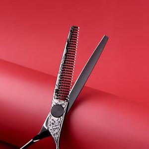 Premium Gold <b>Hair</b> <b>Cutting</b> <b>Scissors</b> 6.5 Inch Barber Shears Salon Styling Tools Stainless Steel Sharp Blade Hairdresser <b>Scissors</b> - Product Image 4