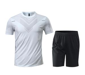 Ensemble T-shirt et short réfléchissant unisexe respirant à séchage rapide avec taille élastique pour homme – Collection été - Product Image 4