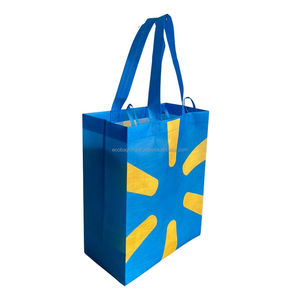 Venta al por mayor ligero ecológico personalizado impreso PP no tejido bolsas de compras reutilizable con asas fuertes - Product Image 1