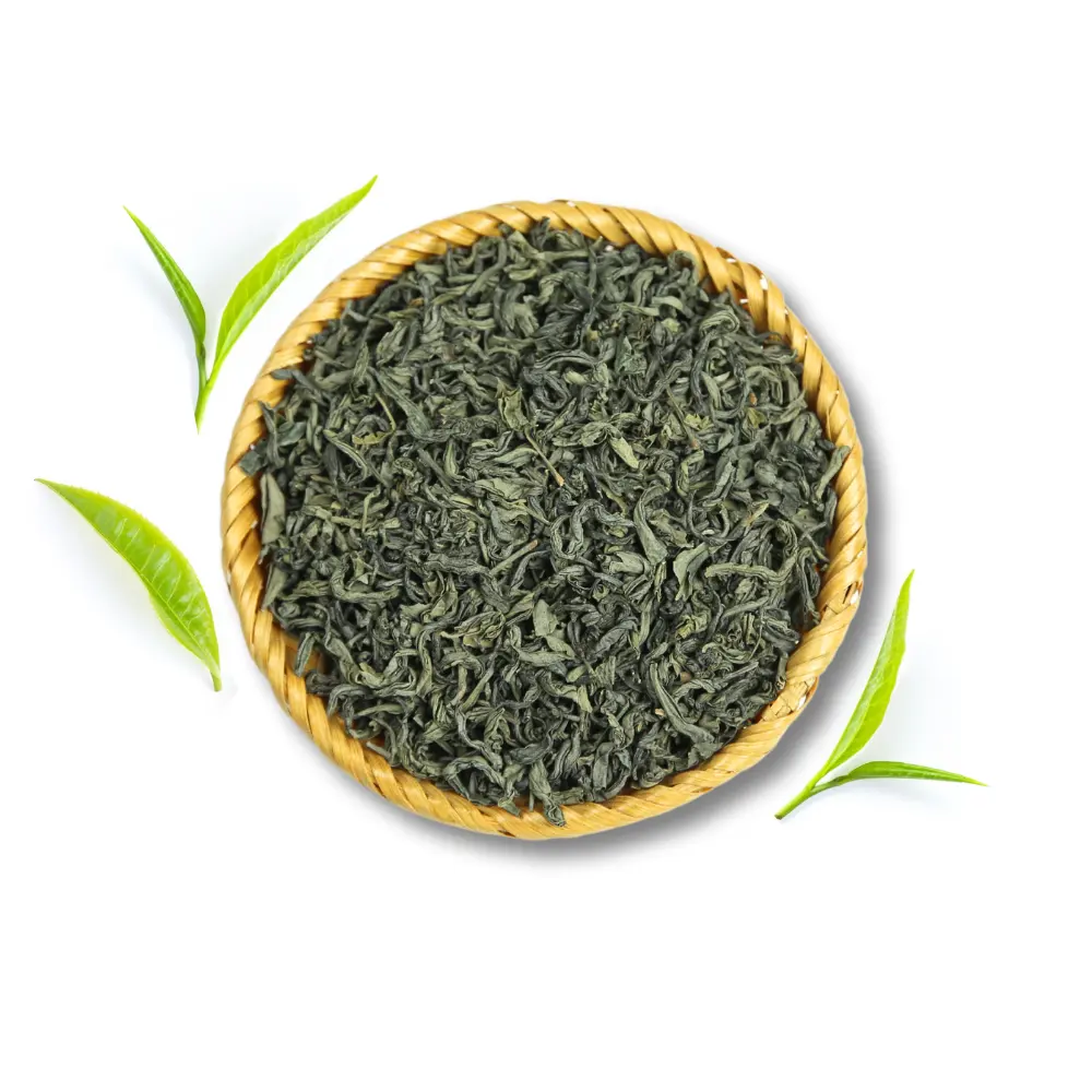 OEM Private Label Pekoe Green Tea Mellow Taste Tea Leaves Package In Bulk Green Tea Leaves Organic Custom Packaging Bag
