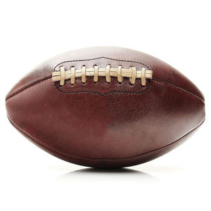 Ballons de football américain personnalisés imperméables couleur marron pour l'extérieur, avec logo sur mesure, respirants, vente en gros - Product Image 1