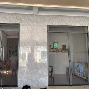 Puerta Mosquitera Plegable Moderna de Aluminio con Malla de 20 Hilos, Fabricante OEM ODM - Product Image 1