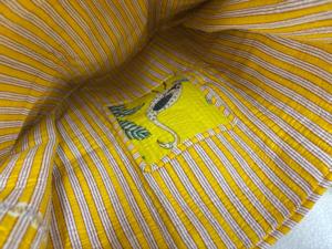 กระเป๋าโท้ทผ้าควิลท์คันธาทำมือ เป็นมิตรกับสิ่งแวดล้อม กระเป๋าสะพายไหล่ผ้าฝ้ายแบบกลับด้านได้ กระเป๋าช้อปปิ้งแบบโบโฮแพทช์เวิร์คที่ยั่งยืน - Product Image 2