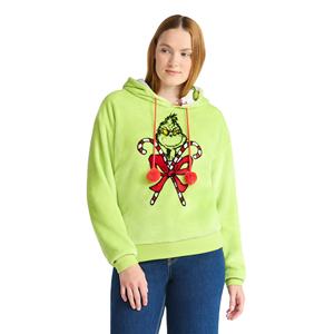 Sudadera con Capucha de Forro Polar Cómoda de Último Diseño para la Temporada de Invierno, de Poliéster/Algodón, Ajustada, Informal, de Talla Grande, Personalizable con Estampado para Mujer - Product Image 2