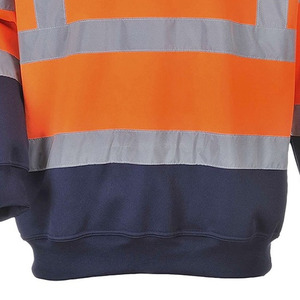 Sweat-shirts de sécurité pour chantiers extérieurs offrant isolation, durabilité et forte visibilité pour les longues journées de travail exigeantes - Product Image 3