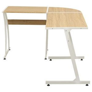 <b>Oak</b> <b>Corner</b> L-Shaped Computer <b>Desk</b> - Product Image 2