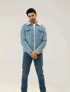 Men Denim <b>Jacket</b> - Blue - Product Image 4